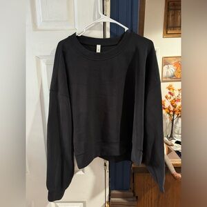 Lululemon crop crew neck sweat shirt